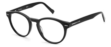 Premium Men Pierre Cardin Eyeglasses: P.C.6241 - Black - SpecSMART Eye Clinic (Diagonal View)